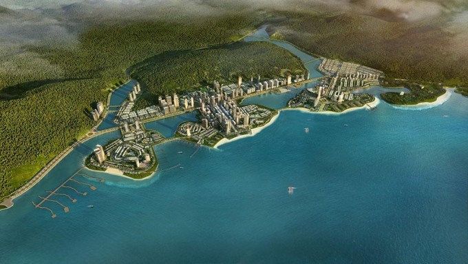 Phối cảnh tổng thể khu đô thị Halong Marina